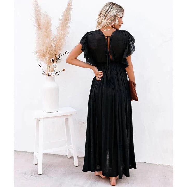 Maxi Zwarte Ibiza Jurk