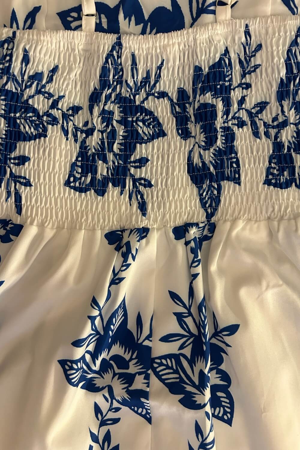 Polyester Midi Jurk met Spaghettibandjes Blauw