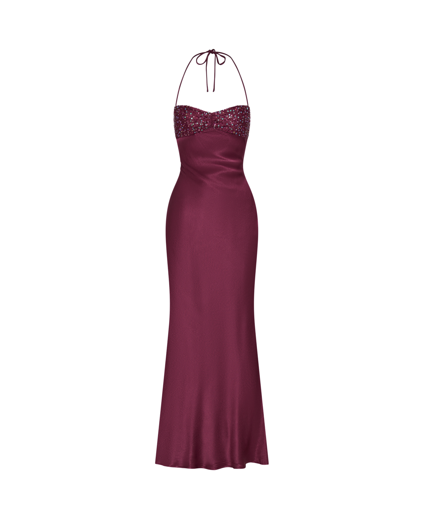 Elegante dames maxi jurk met open rug en soepele rok