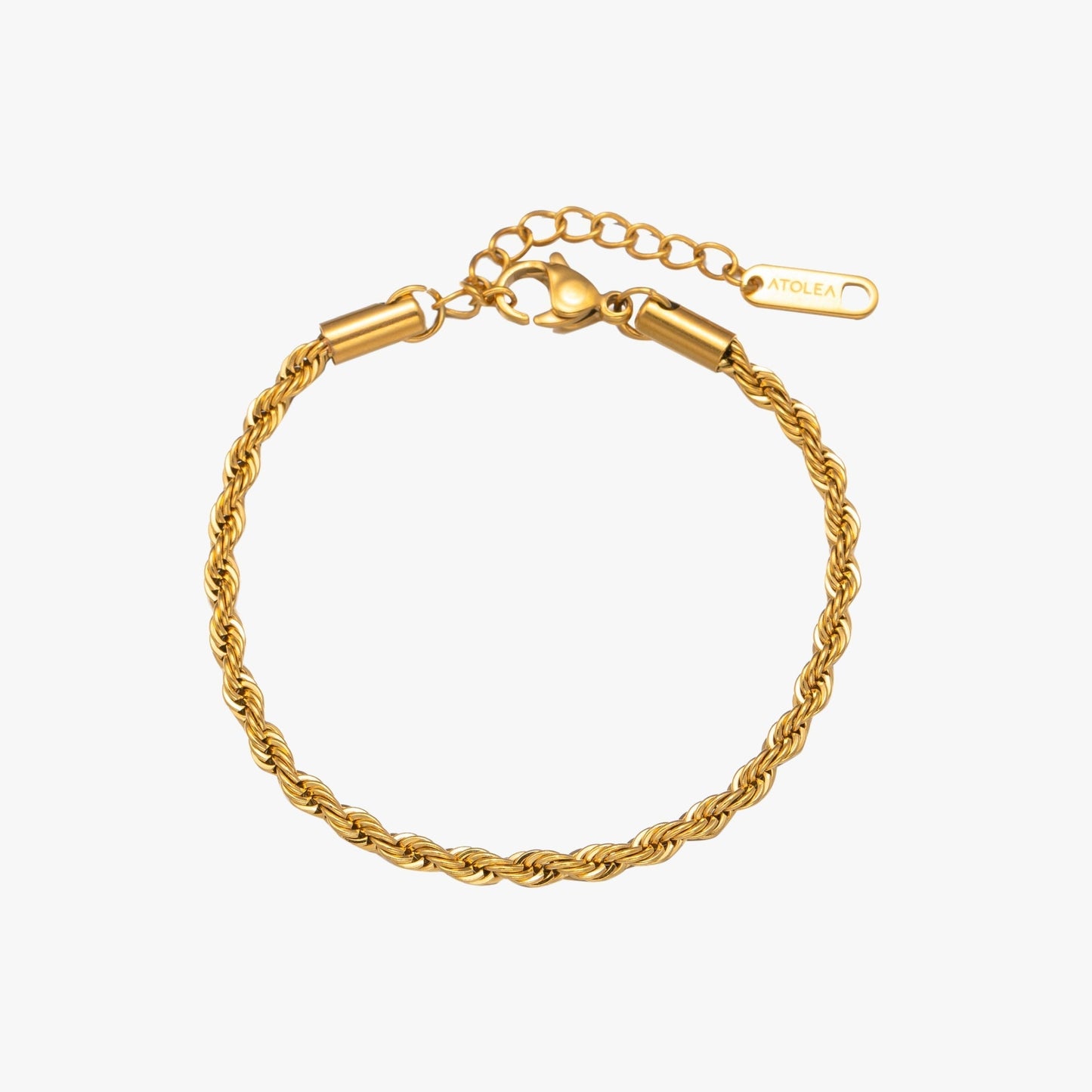 Minimalistische koordketting enkelband voor dames