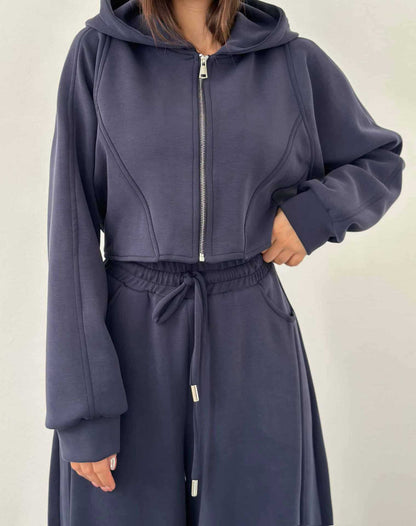 Dames Wijde Loungebroek Met Hoge Taille