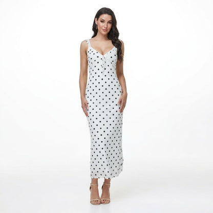 Dames Aansluitende Maxi Jurk Met Bloemenprint