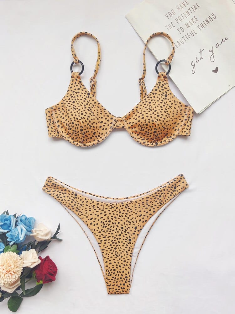 Bali Style Leopard Print Bikini