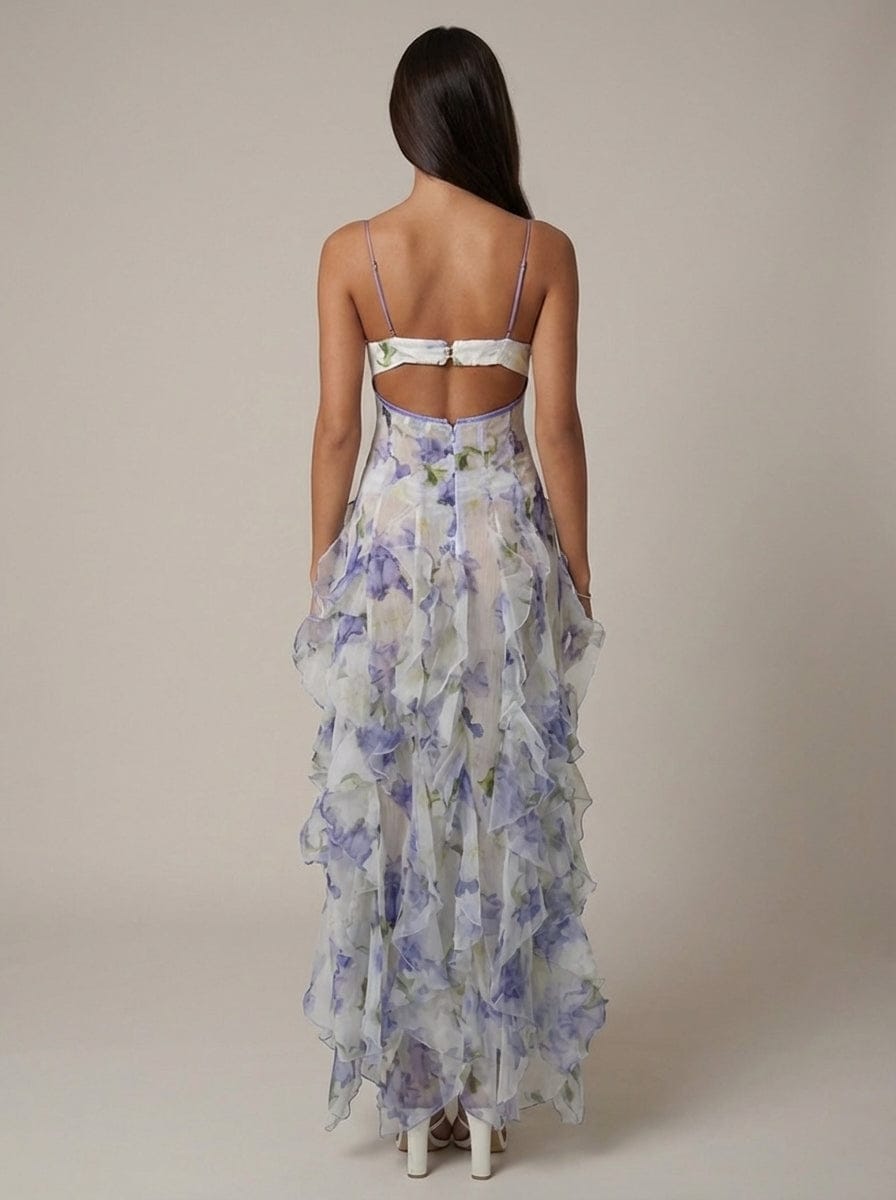 Boheemse Maxi-rokkenjurk met Bloemenprint