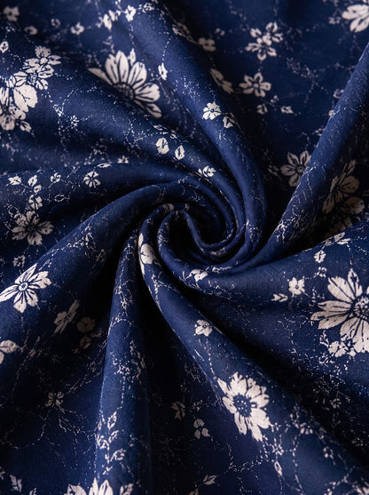 Dames Bohemian Maxi Jurk Met Bloemenprint En Hoge Split