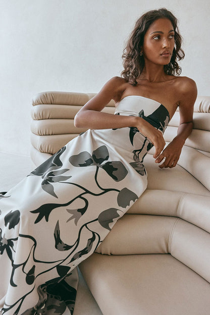 Dames Jurk Met Print Uniek Sample