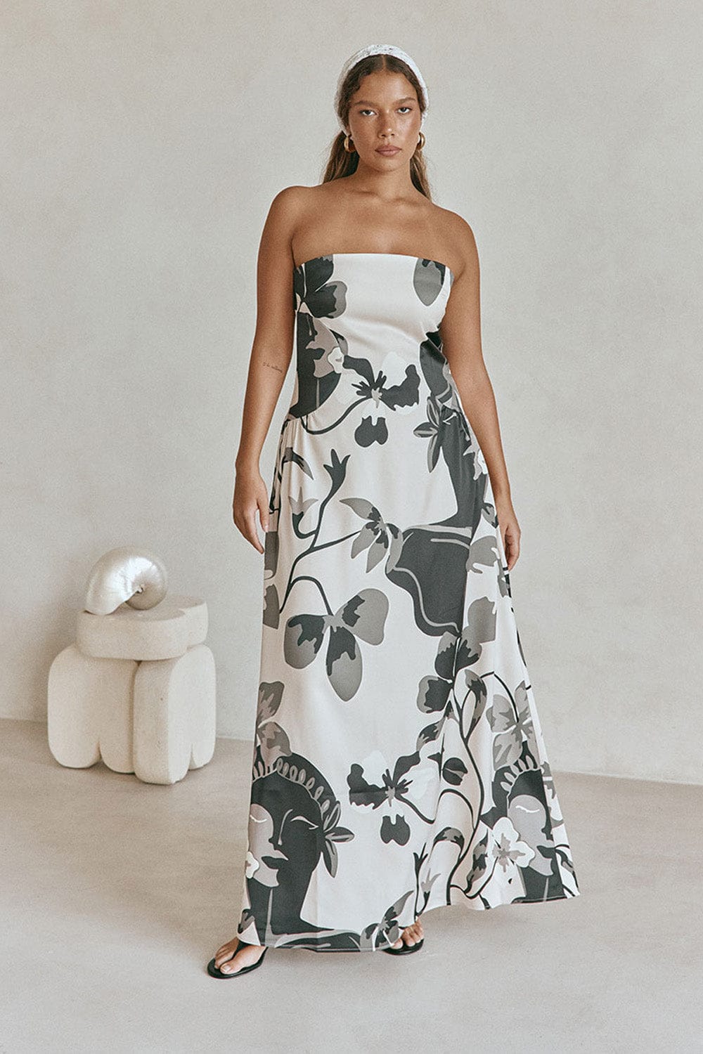 Dames Jurk Met Print Uniek Sample