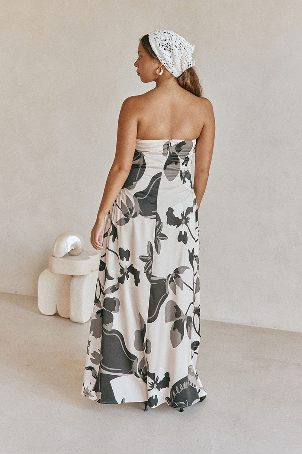Dames Jurk Met Print Uniek Sample