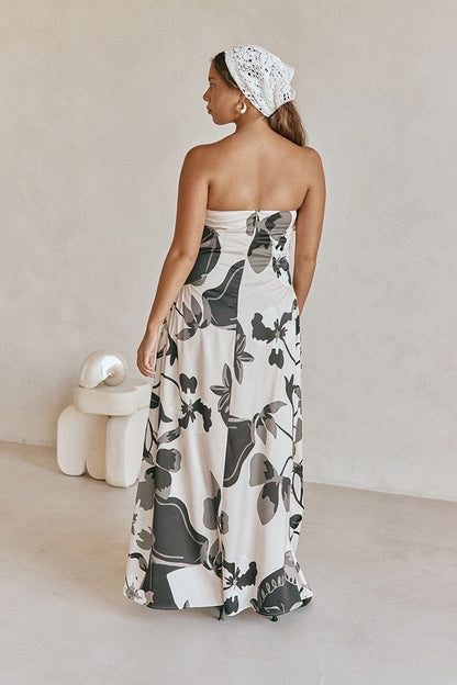 Dames Jurk Met Print Uniek Sample