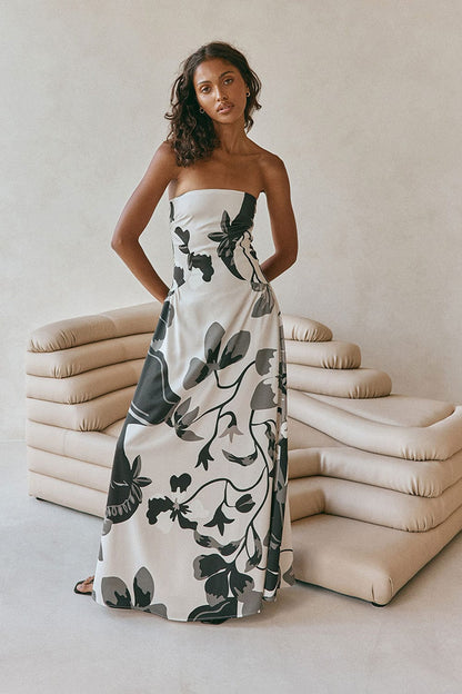 Dames Jurk Met Print Uniek Sample