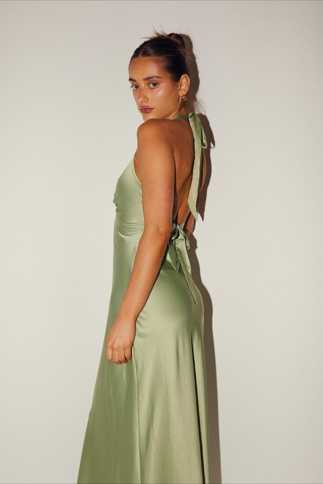 Dames Maxi Jurk Bodycon Met V Hals