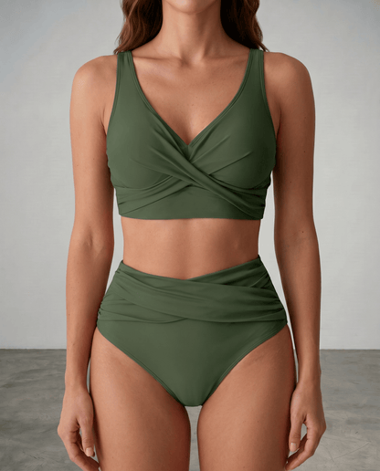 Dames Wikkel Bikini Met Sculpting Fit