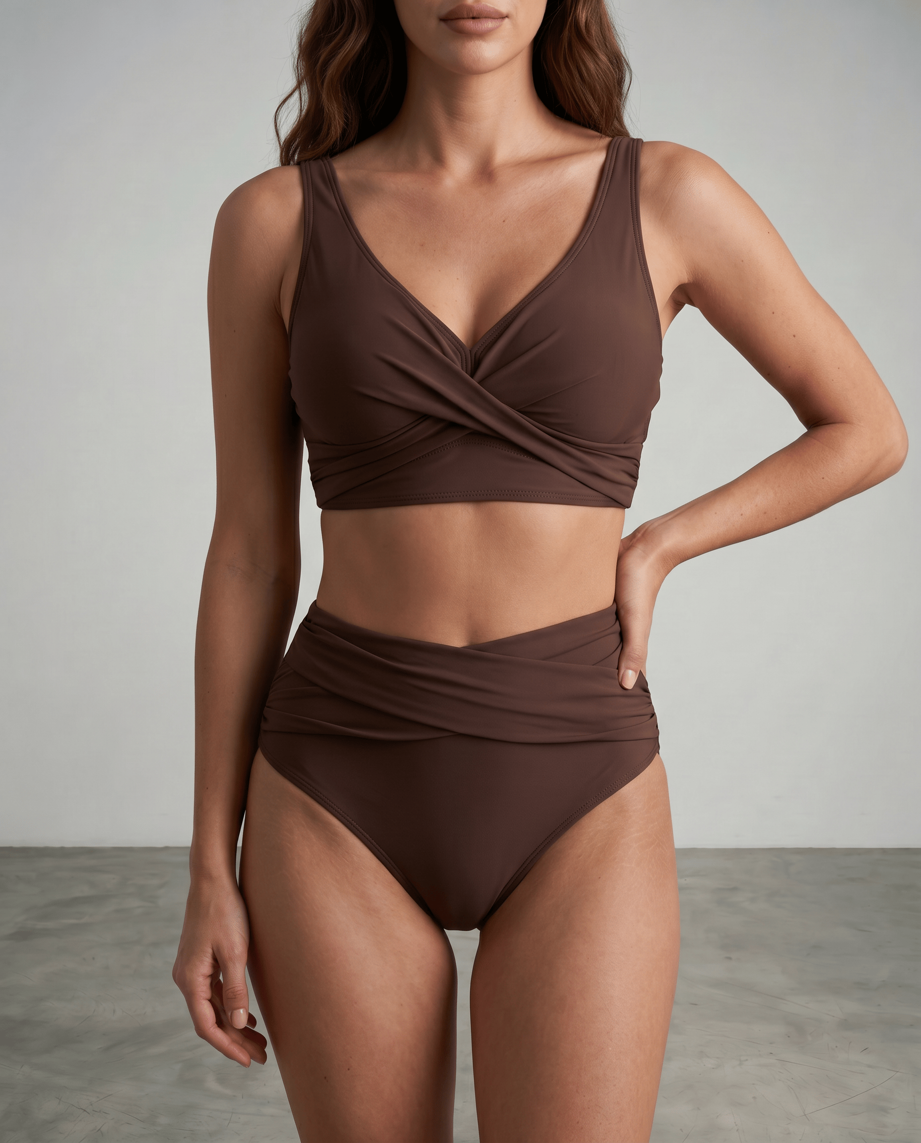 Dames Wikkel Bikini Met Sculpting Fit