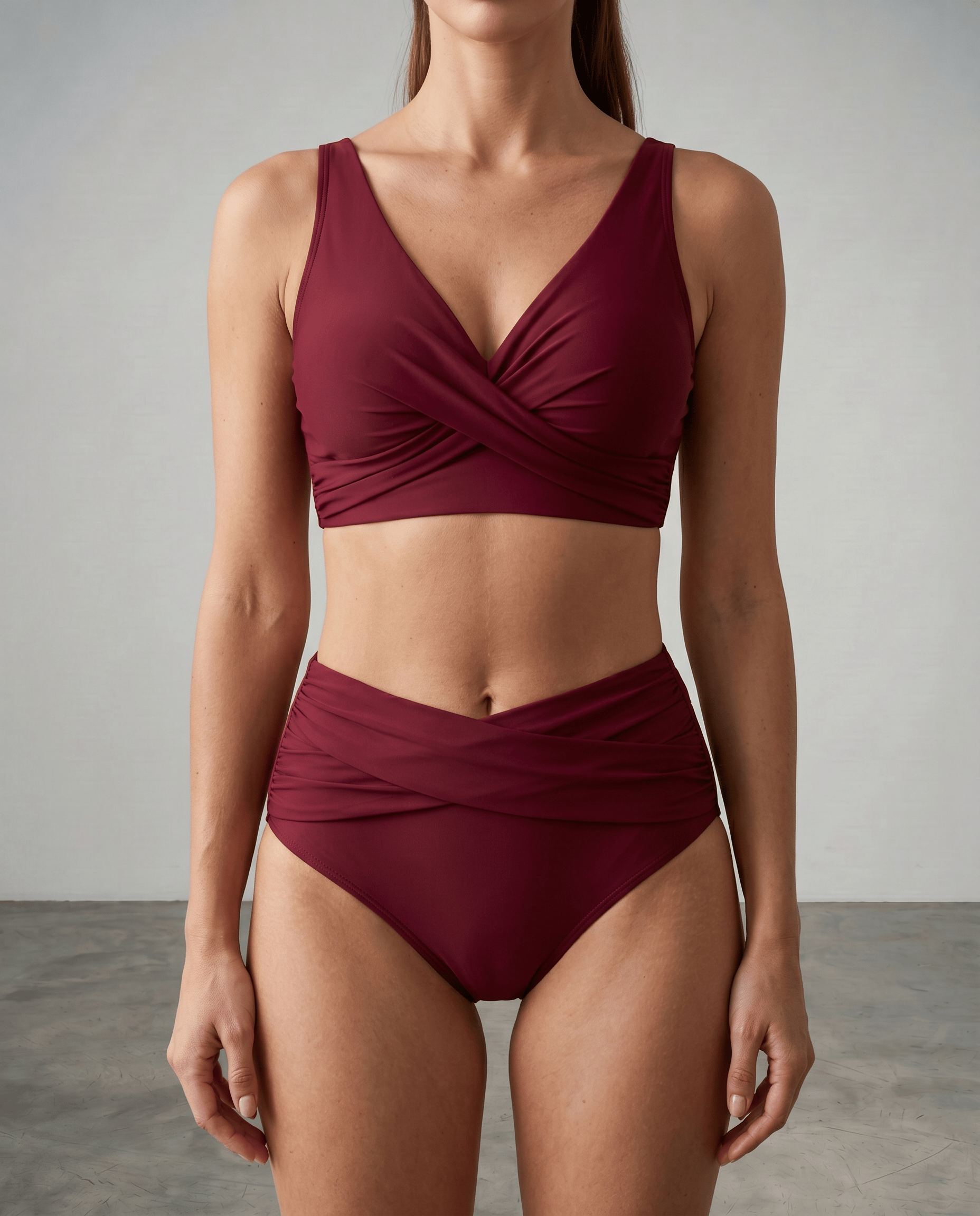 Dames Wikkel Bikini Met Sculpting Fit