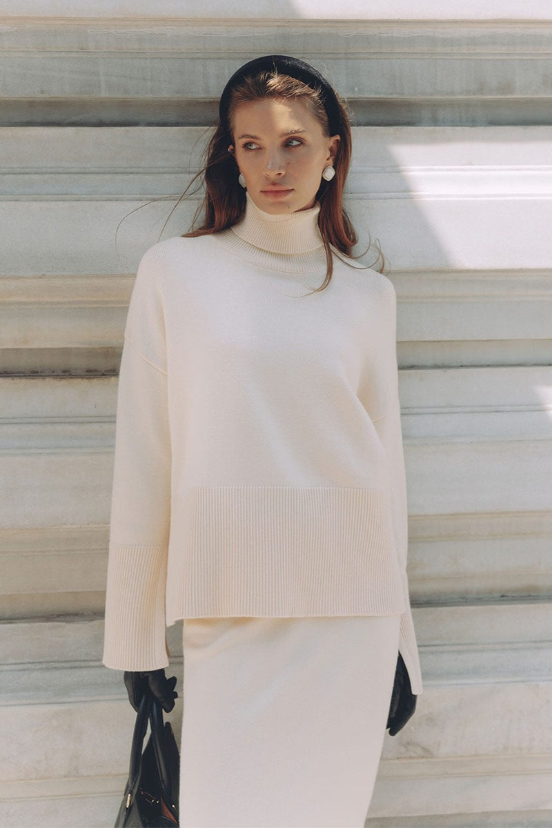 Dames set met lange rok voor een elegante look