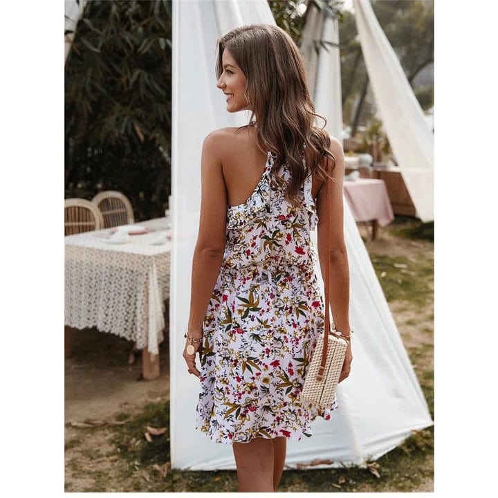 Kort Bloemen Hippie Jurk