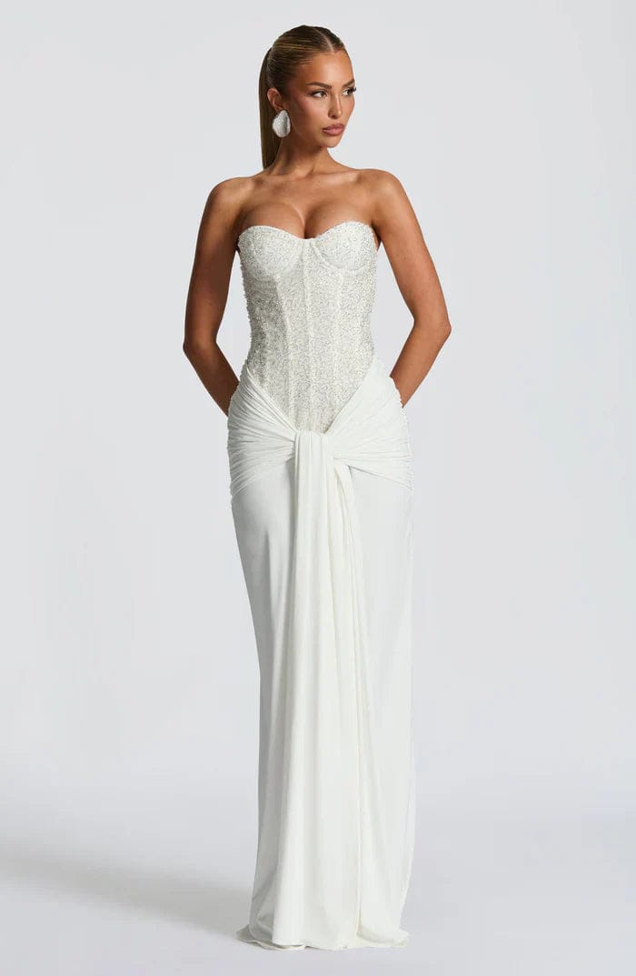 Mouwloze Jersey Maxi Jurk Dames