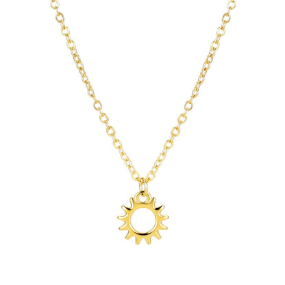 Zonnehanger Ketting Gepolijst Metaal Dames