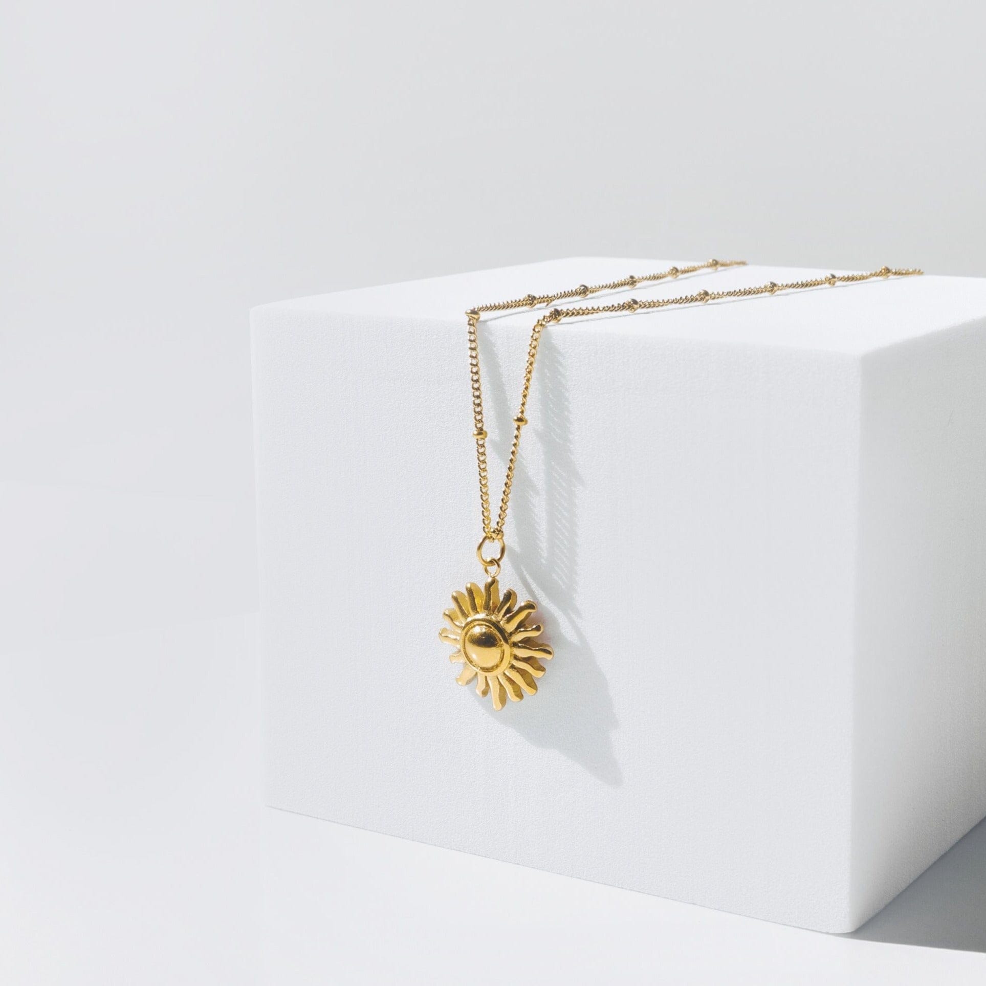 Zonnehangerketting verstelbare ketting goud