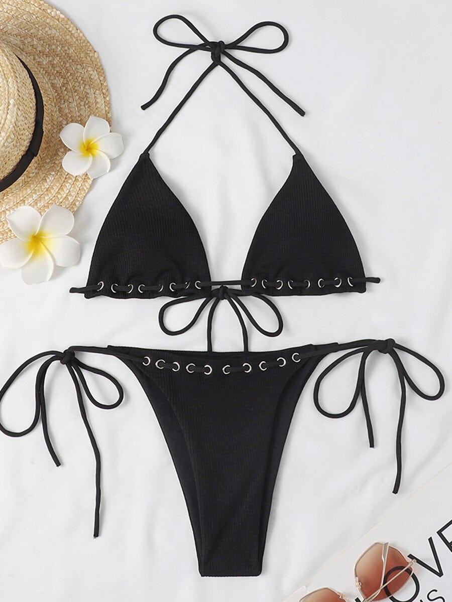 Zwarte Bali Ibiza Bikini
